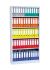 Boekenkast 195x92x42cm Grijs