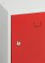 Lockerkast CBL in kleur grijs-rood |profeqprofessional.nl