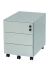 Rolcontainer Ergonice 3 laden in Wit