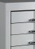 Ladekast MDC A4 5 laden in kleur aluminium|profeqprofessional.nl