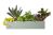 Bloembak Metalflowerbox Olijfgroen 120 cm
