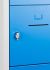 Lockerkast SHC 10 lockers, grijs/blauw, cilindersluiting