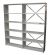Archiefstelling Grijs 198x100x40 cm