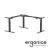 Ergonice Triple onderstel antraciet
